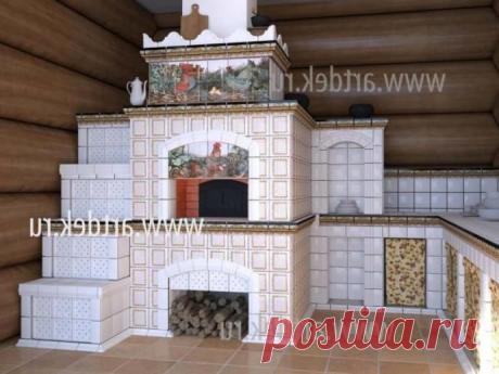 Тепло и вкусно: русская печь в современном доме - Colors.life