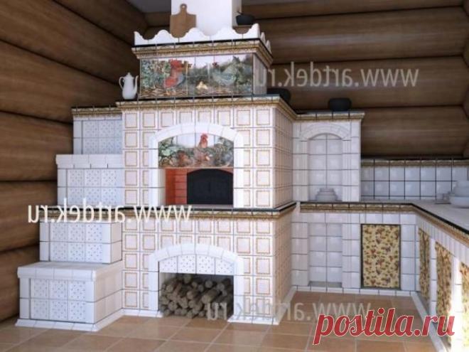 Тепло и вкусно: русская печь в современном доме - Colors.life