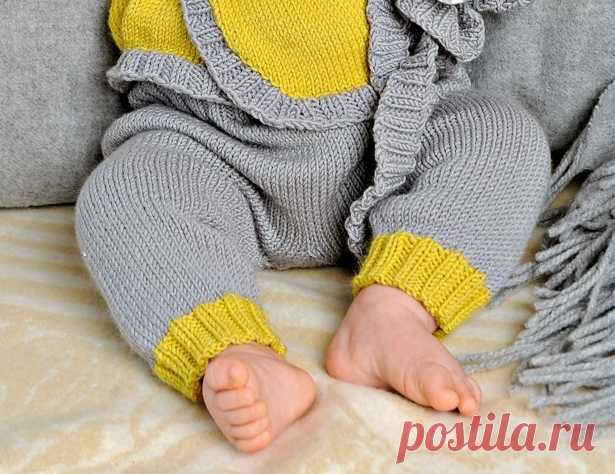 Штанишки для малыша - схема вязания спицами. Вяжем Брюки на Verena.ru Описание вязания на спицах штанишек для малыша из журнала «Сабрина Baby» №3/2016