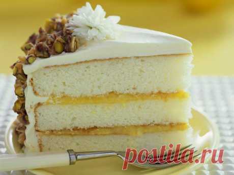 Лимонный торт с фисташками | Наша Кухня - Простые рецепты для всех