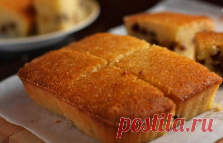 Домашний рецепт. Манный кекс со свежими ягодами | Домашние рецепты вкусной выпечки | Яндекс Дзен