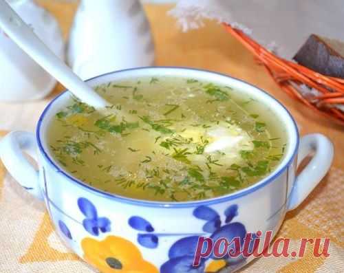 Быстрый куриный суп с овощами "Детский"