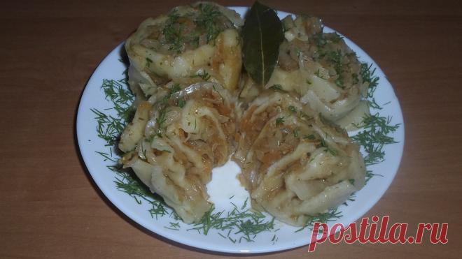 Ленивые вареники с капустой. быстро и вкусно!