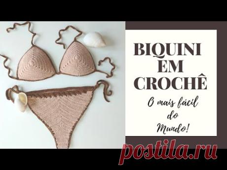 O BIQUINI DE CROCHÊ MAIS FÁCIL DO MUNDO PARTE 1