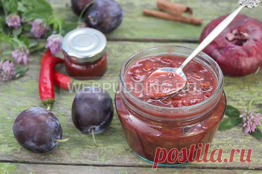 Чатни из слив рецепт на зиму | Как приготовить на Webpudding.ru