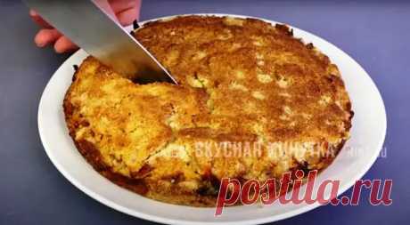 Убедилась, что чем проще, тем вкуснее: просто насыпаю и запекаю. Мой любимый пирог из сухого теста с яблоками - Скатерть-Самобранка - медиаплатформа МирТесен