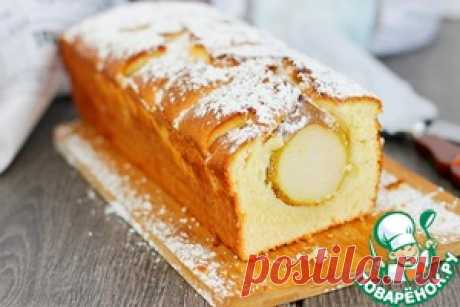 Творoжный кекс с грушами - кулинарный рецепт