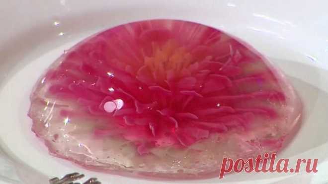 Необычный рецепт создания 3D-цветов из желе за 15 минут! — Фактор Вкуса