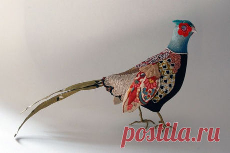 Очаровательные фигурки птиц в технике лоскутного шитья - Рукоделие