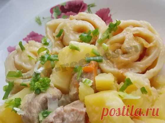 Штрудли с мясом, картошкой и капустой - Аппетитное сочетание, не правда ли?