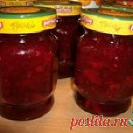 Салат из свеклы Кулинарный рецепт