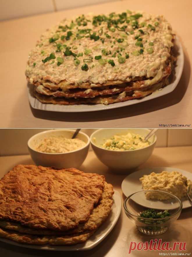 Вкусный рецепт. Торт Закусочный