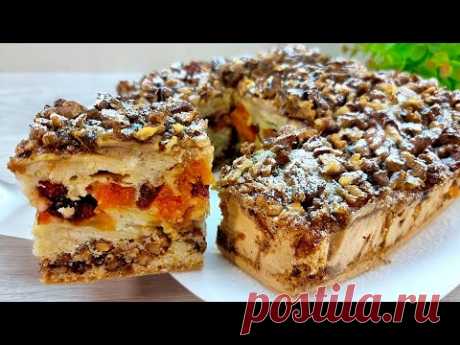 Mischen Sie Äpfel mit Nüssen und Sie werden vom Ergebnis begeistert sein. Königlicher Kuchen! #218 - YouTube – 18 окт. 2019 г.
