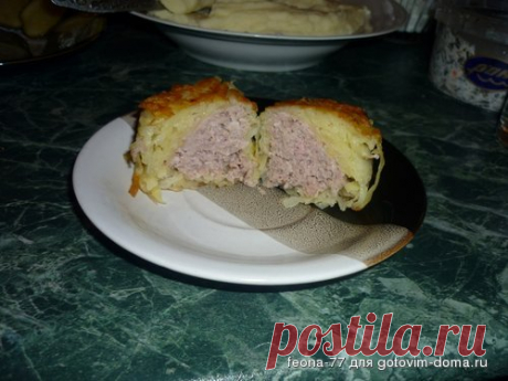 Мамины "ёжики" из картофеля