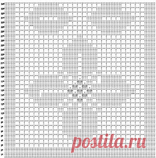 Филейные узоры крючком