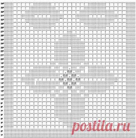 Филейные узоры крючком