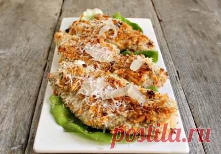 Рецепт Куриные грудки в хрустящей сырной панировке по шагам