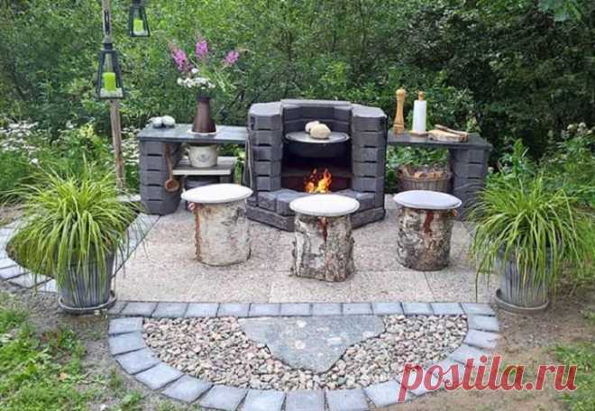 Печь-жаровня из кирпича лучше любого передвижного мангала 
Я очень люблю еду приготовленную на открытом воздухе, поэтому с наступлением первых теплых весенних или летних, тут уж как повезет, деньков, я скорее еду на любимую дачу. А всё потому, что год назад …