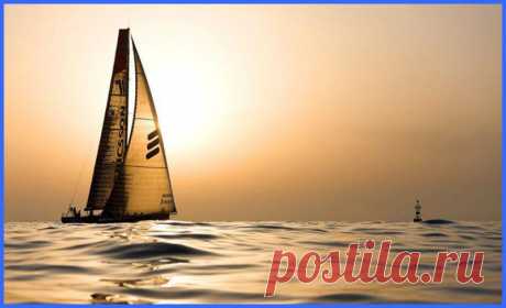 Закат на море