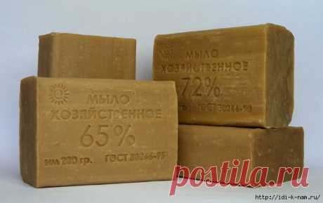 Полезные свойства хозяйственного мыла