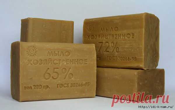 Полезные свойства хозяйственного мыла