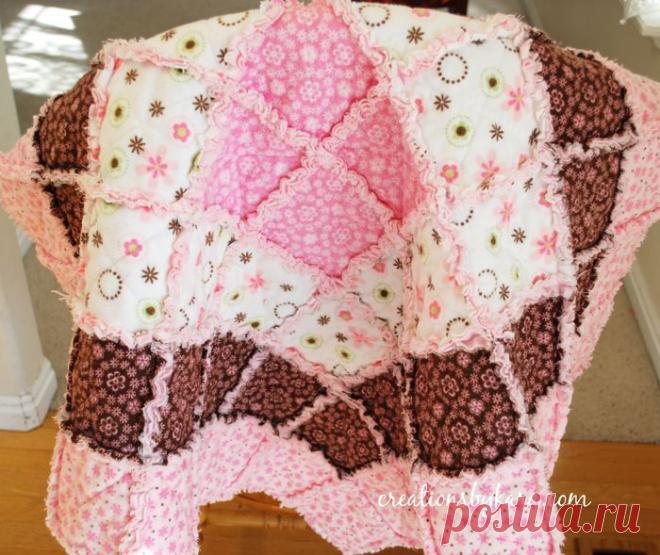 Как из фланелевых пеленок сшить детское одеяло