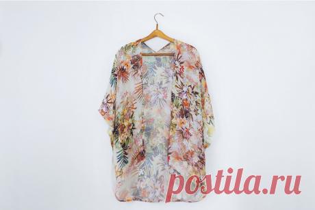 С мечтой о лете: шьем кимоно своими руками