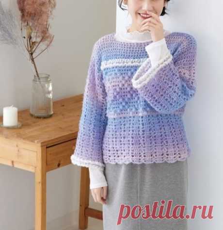 Осенний винтаж крючком от японских дизайнеров, который сейчас в тренде - и схемы вязания. | Вязалки Веселого Хомяка | Дзен