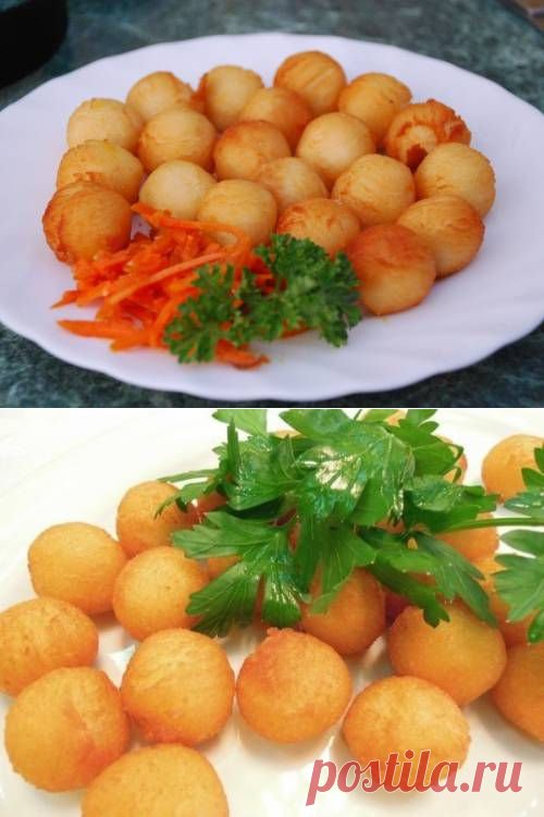 Постная закуска «Шарики» из картофеля