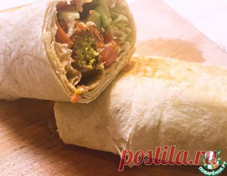 Фалафель в лаваше – кулинарный рецепт