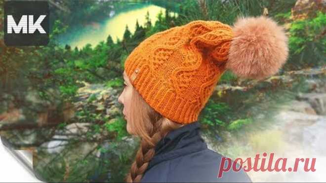 ШАПОЧКА БИНИ НА ОСЕНЬ / Мастер-класс по вязанию женской шапки спицами