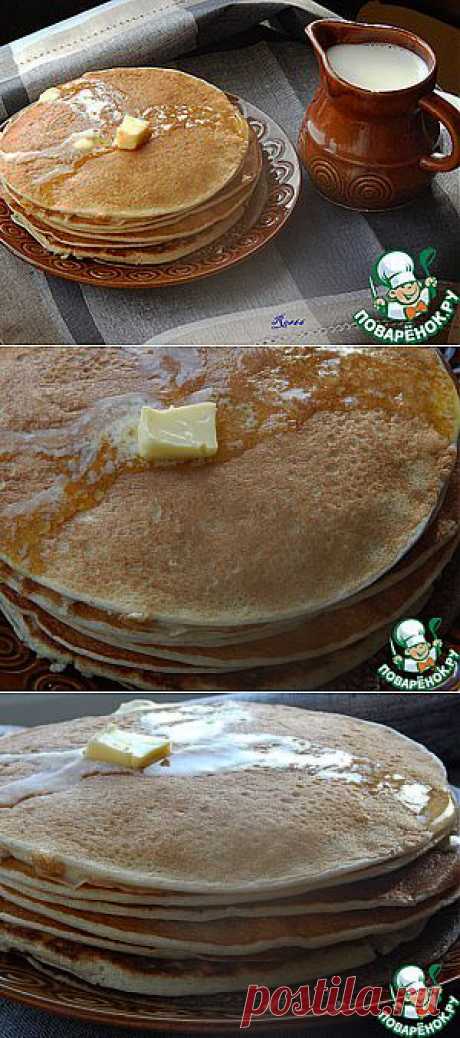 Блины ржаные на кефире и воде - кулинарный рецепт