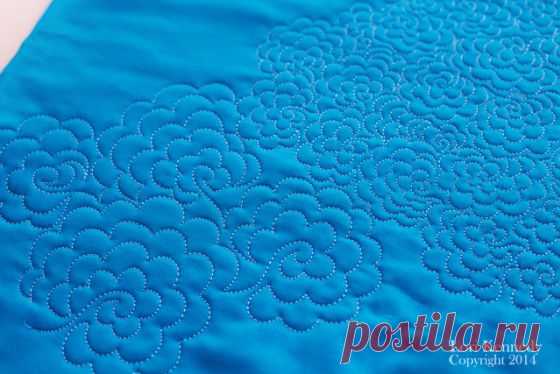 Flower Power-Free, Free Motion Одеяло Учебник | Входящие Jaunt