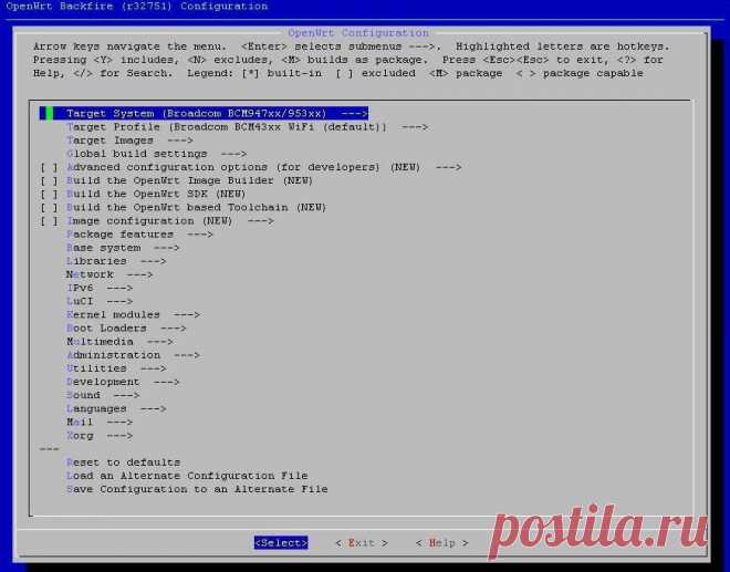 Сборка прошивки OpenWrt на ядре 2.6 (или 3.3.8) для Dir-320