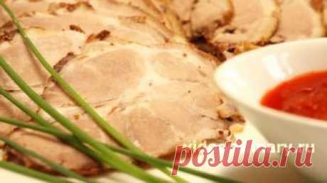 Буженина из свиной шеи – простой рецепт вкусной закуски