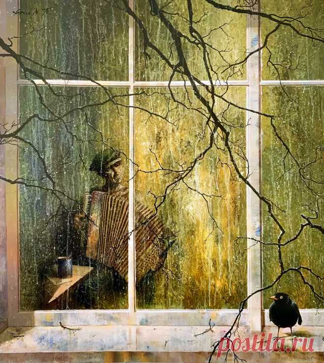 Разный мир... Художник Михаил Горбань (Michael Gorban (מיכאל גורבן)).