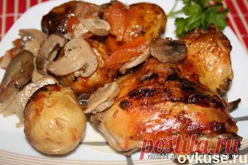 Куриные ножки с белым вином - Простые рецепты Овкусе.ру