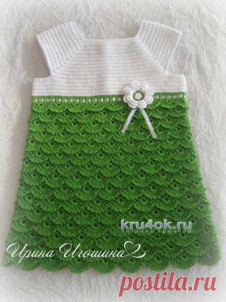 Платье Русалочка. Работа Ирины Игошиной - вязание крючком на kru4ok.ru