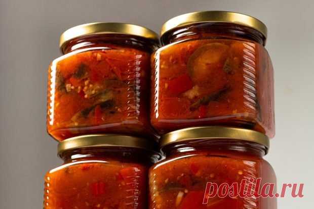 Тещин язык из баклажанов в духовке на зиму — Домашняя кулинария