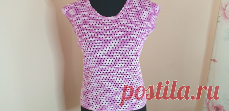 Летний топ крючком