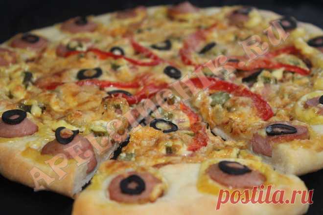 Пирог с сосисками из теста на кефире | apelcinchik.ru кулинарные рецепты с фотографиями