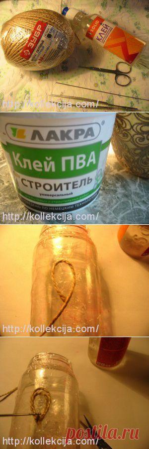 Филигрань из джутового шнура. Автор работы Людмила Пыхова. | Своими руками