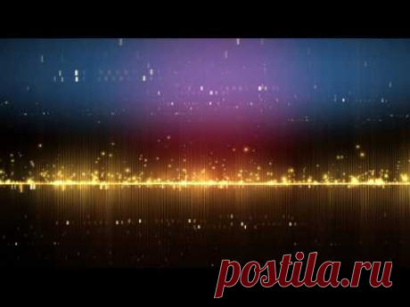 4K *Golden Horizon Data Line* 2160p FREE Moving Backgrounds