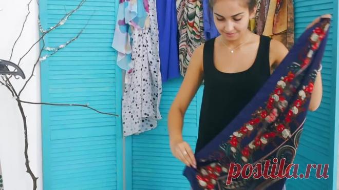 Как носить и подбирать платки, шарфы и палантины [Шпильки-Женский журнал]