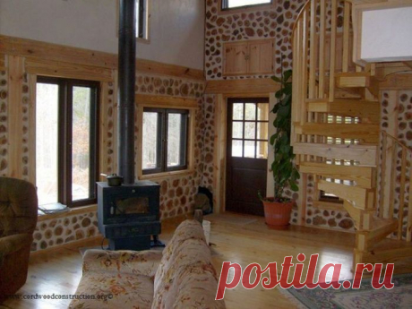 Дом из дров Люка и Эмми в Спартанбурге, Южная Каролина.