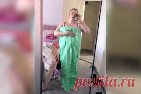 Женщина купила в интернете модные брюки и рассмеялась во время примерки. Британка купила брюки-карго в интернет-магазине Boohoo и рассмеялась во время примерки. 27-летняя жительница Ливерпуля Мэри рассказала, что приобрела онлайн штаны зеленого цвета стоимостью 20 фунтов стерлингов (1801 рубль). На размещенных кадрах видно, что штанины достают до ее шеи.