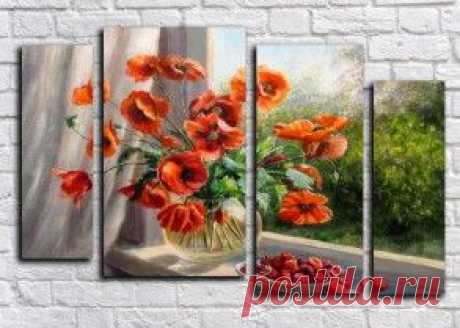 Купить модульные картины цветы + подарок всем! » Страница 3