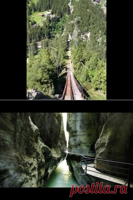 (14) По Швейцарии ч.5 Ущелье Aareschlucht - YouTube