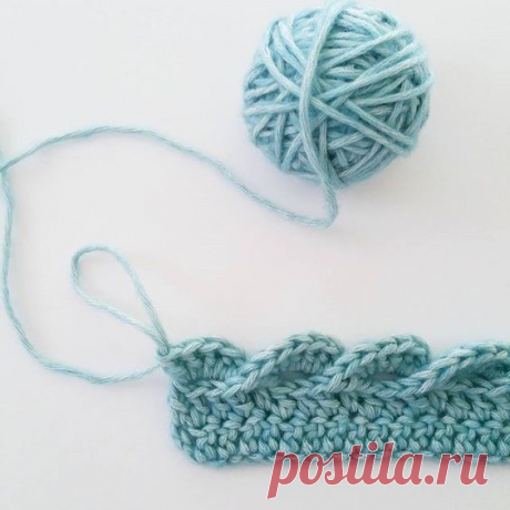 I think this is the 'Pink Wave Edge Tutorial' edging on Ravelry LOVE it in this color! | Crocheting