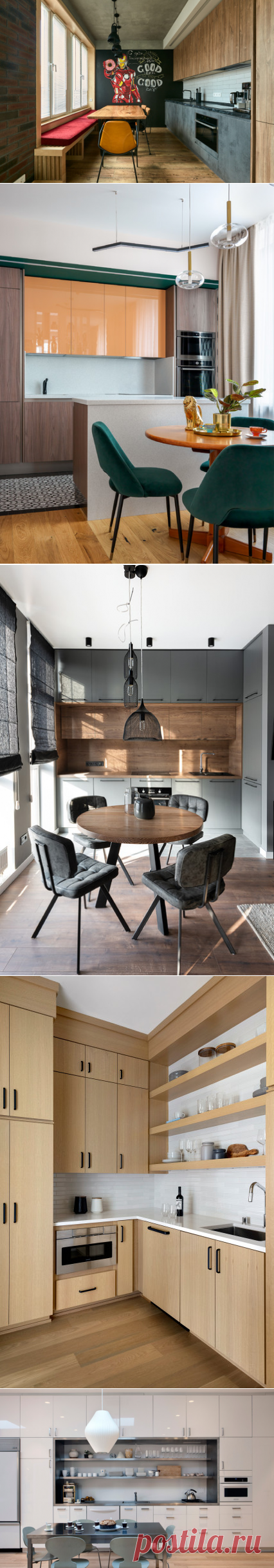 Дизайн маленькой кухни - идеи хранения в шкафчиках | Houzz Россия